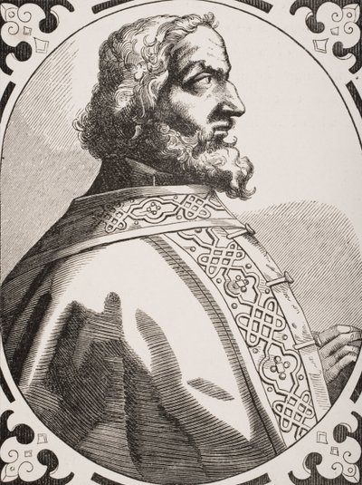 Charlemagne, King of the Franks and Lombards, after a 16th century engraving, from 